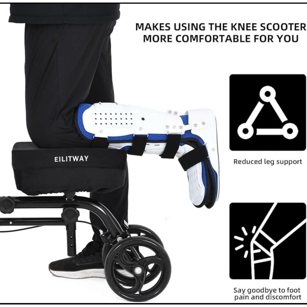 New, Knee Scooter Pad Cover, 2” in Height